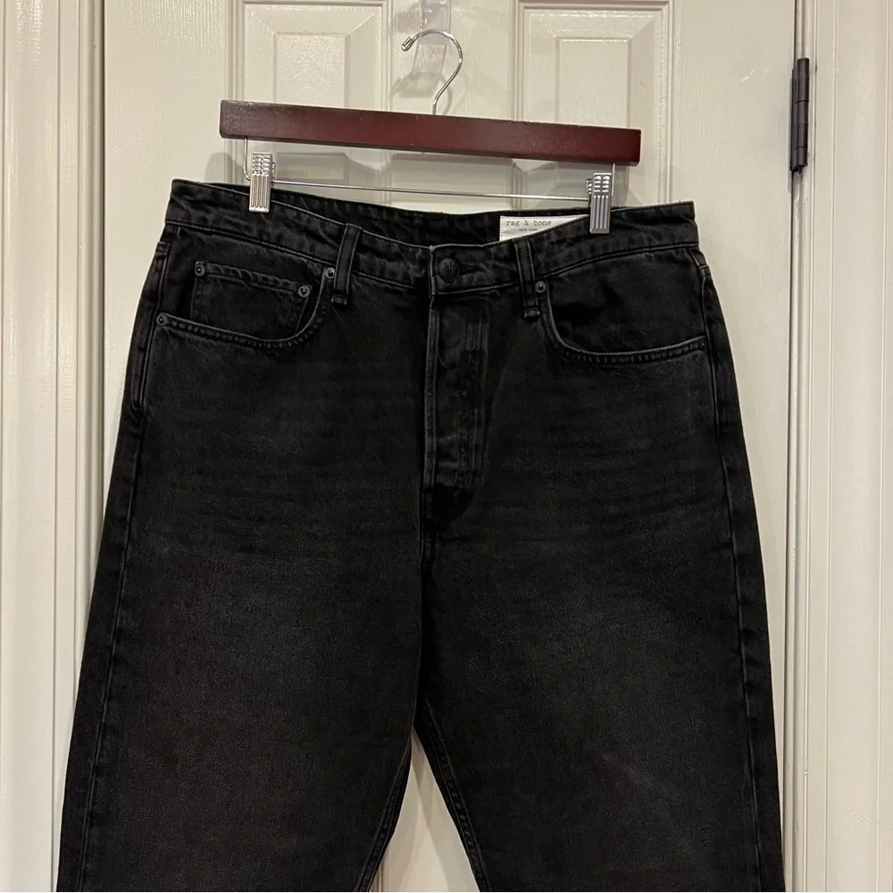 Rag & Bone Maya High Rise Ankle Slim Black Jeans Women’s 33 - Picture 3 of 11